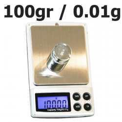 Balance de poche 100 gr 0.01 avec poids étalon